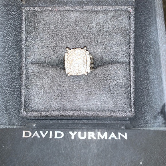 David Yurman Wheaton® Ring Diamonds size 5.75 - Picture 7 of 12